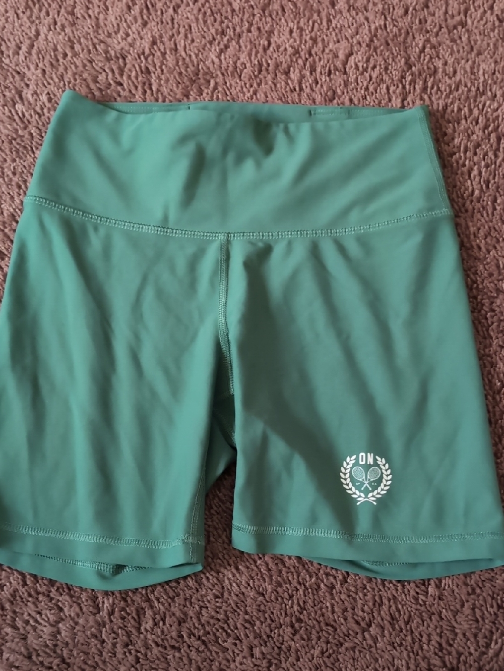 Old Navy Teal High-Rise Bike Shorts